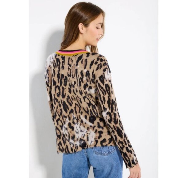 Lisa Todd  Wild Side Sweater, Mink/Mocha Tan | Size Small - Picture 3 of 7